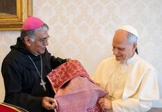 Obispo de Chota se reunió con el papa León XIV y le entregó una alforja chotana