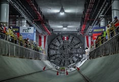 Tuneladora Delia concluye excavación de la Línea 2 del Metro de Lima y Callao