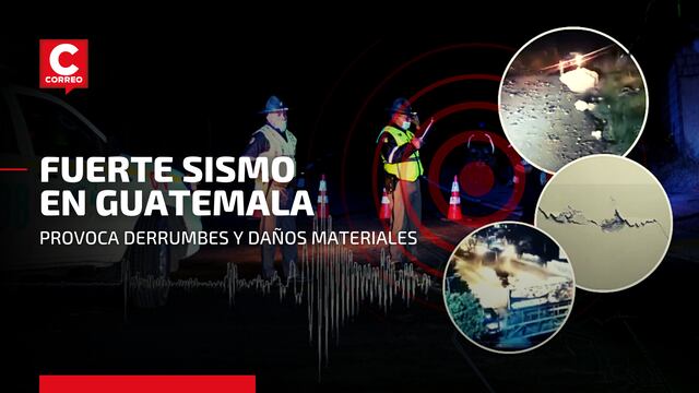 Sismo en Guatemala: videos muestran la intensidad del temblor que azotó al país centroamericano