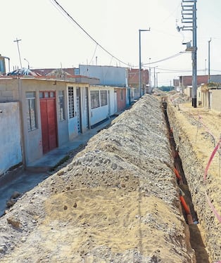 Vecinos esperan que los trabajos continúen en Monsefú.