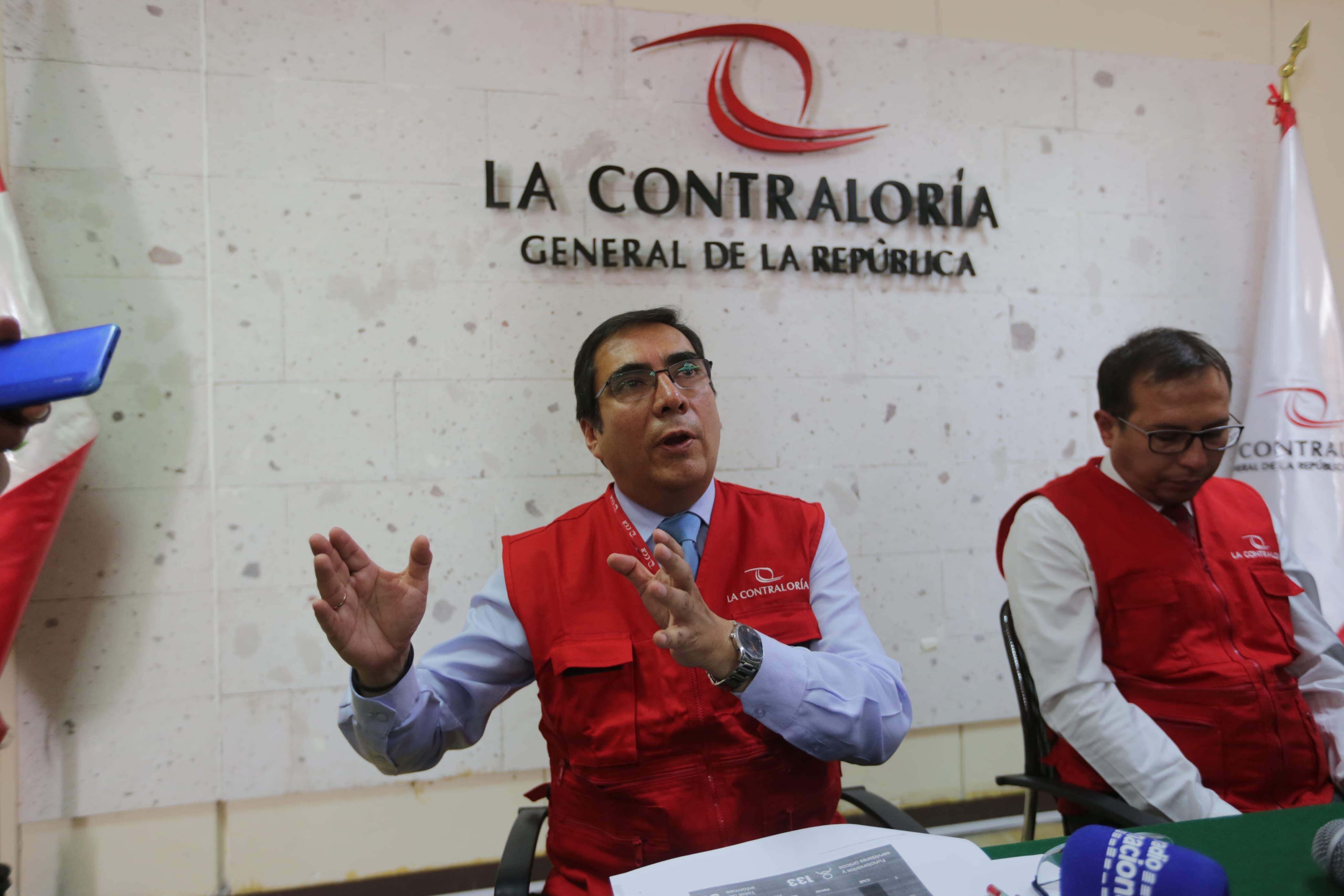 La Contraloría realizó conferencia de prensa (Foto: Leonardo Cuito)
