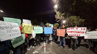 Arequipa: Protestan contra el transporte informal en paradero de Puente Grau