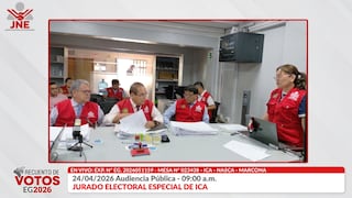 Jurado Electoral Especial Ica inició recuento de votos de más de 3 mil actas observadas