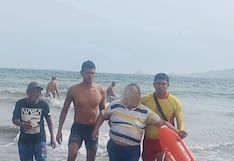 Ica: rescatan a adulto mayor arrastrado por corriente marina en playa Carhuaz
