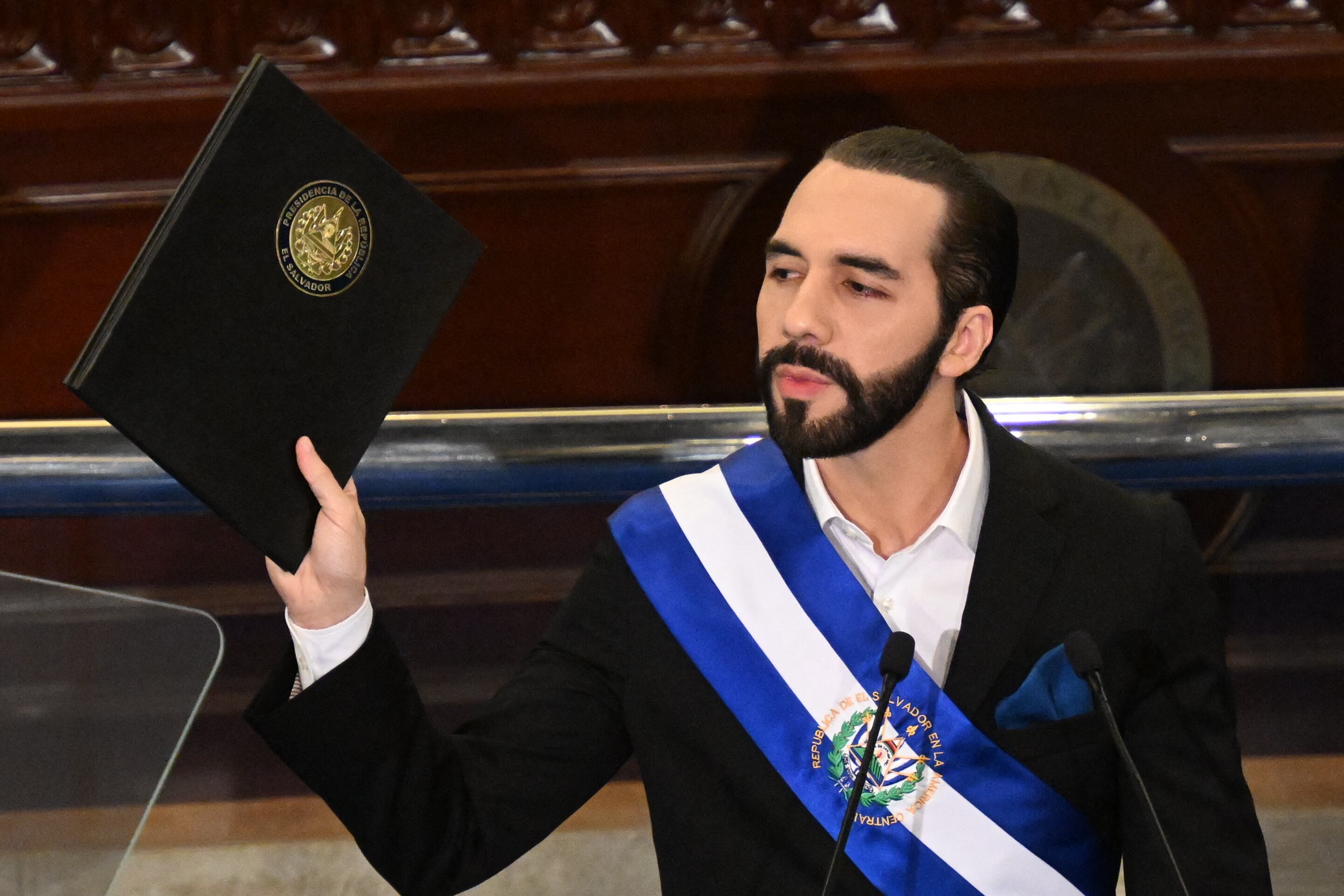 El presidente salvadoreño Nayib Bukele. (Foto por MARVIN RECINOS / AFP).