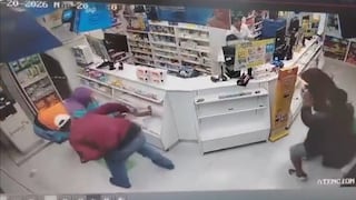 Trujillo: Delincuentes roban en conocida cadena de farmacia (VIDEO)