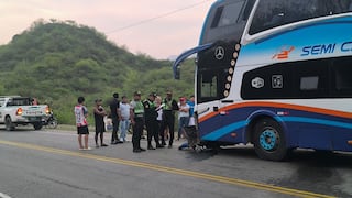 Lambayeque: ómnibus arrolla a motociclista en el distrito de Olmos