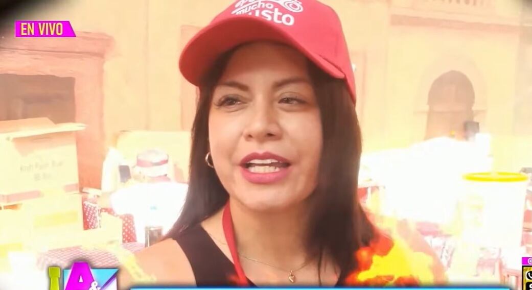 Florcita Polo mostró poca tolerancia a preguntas sobre las elecciones. (Foto: Captura programa "Amor y Fuego")