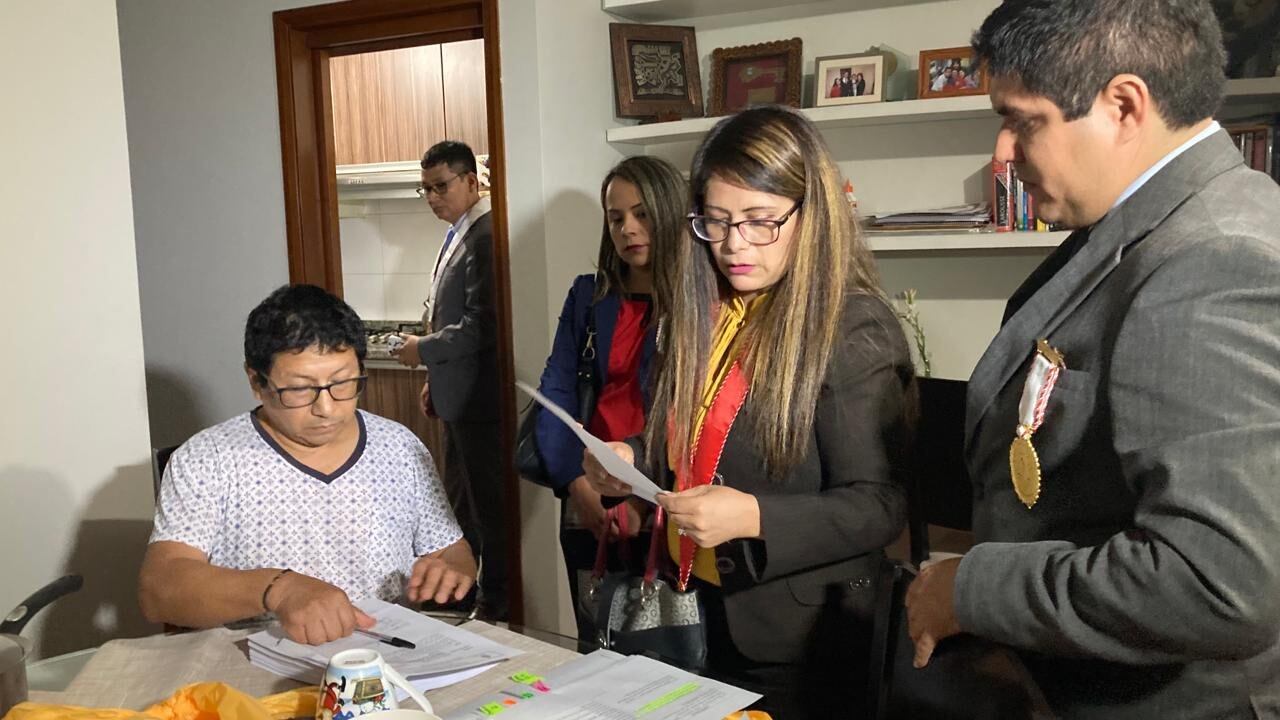 La vivienda del exministro Edmer Trujillo también fue allanada. (Foto: Ministerio Público)