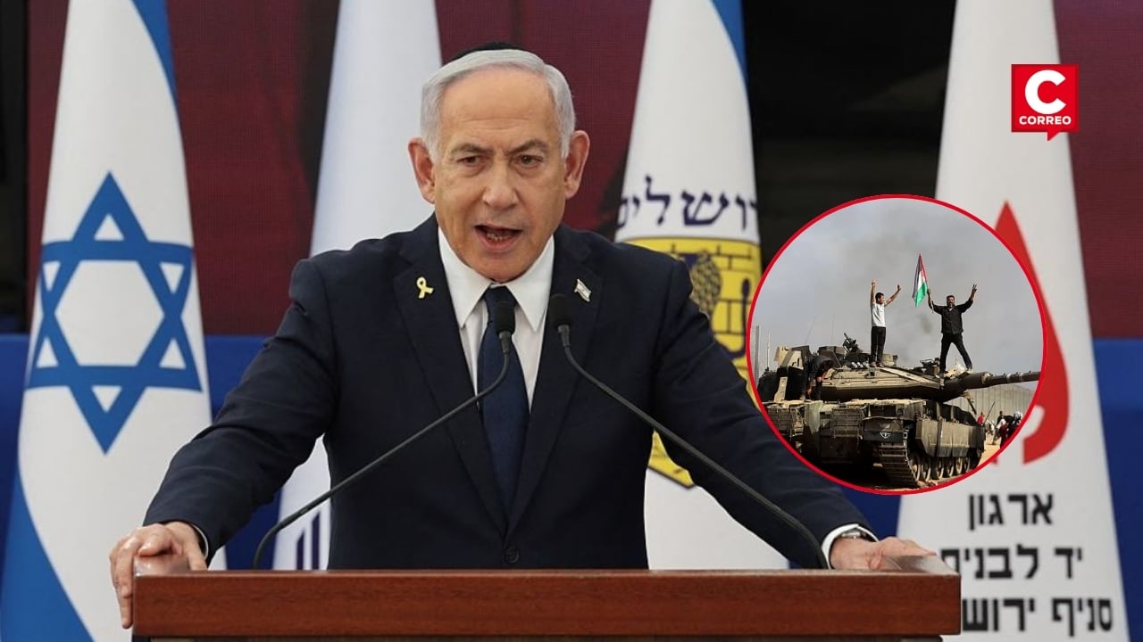 Netanyahu acusa a su seguridad de no despertarlo durante el ataque de Hamás el 7 de octubre. Composición: Diario Correo.