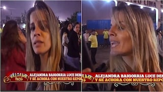Alejandra Baigorria estalla contra reportero por pregunta de supuesto novio (VIDEO)