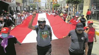 Masiva marcha pacífica se vivió en calles de Chiclayo y piden cese de violencia 