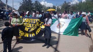 Escolares de colegio Santa Isabel N° 32721 exigen nuevo colegio en zona rural de Huánuco