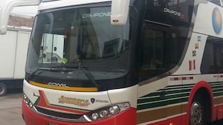 Supe: 60 pasajeros fueron asaltados en un bus interprovincial 