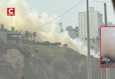 Incendio en Miraflores genera enorme nube de humo cerca de Larcomar y teleférico de la Costa Verde