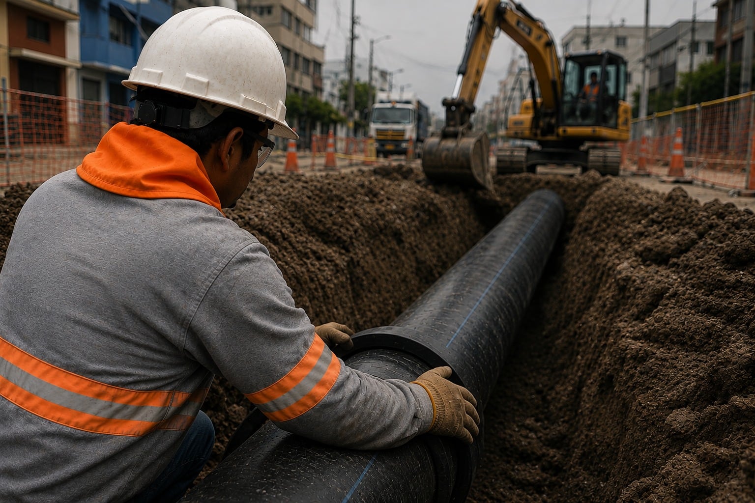 La continuidad del agua potable y saneamiento durante una emergencia también depende de una infraestructura capaz de responder a movimientos del terreno, cambios de caudal y otras condiciones extraordinarias.