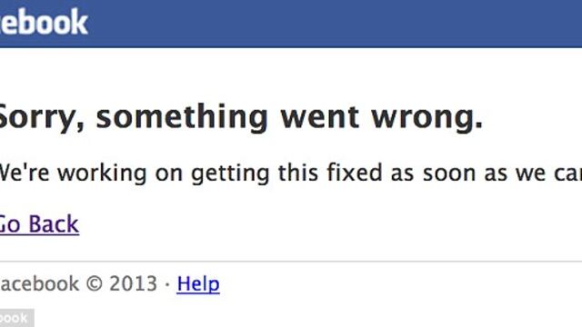 Reportan caída de Facebook en todo el mundo