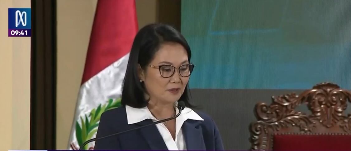 Keiko Fujimori destaca autonomía de la Defensoría del Pueblo durante aniversario