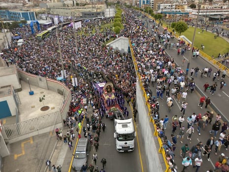 Señor de los Milagros regresa al Callao: sigue EN VIVO el histórico recorrido del Nazareno Móvil