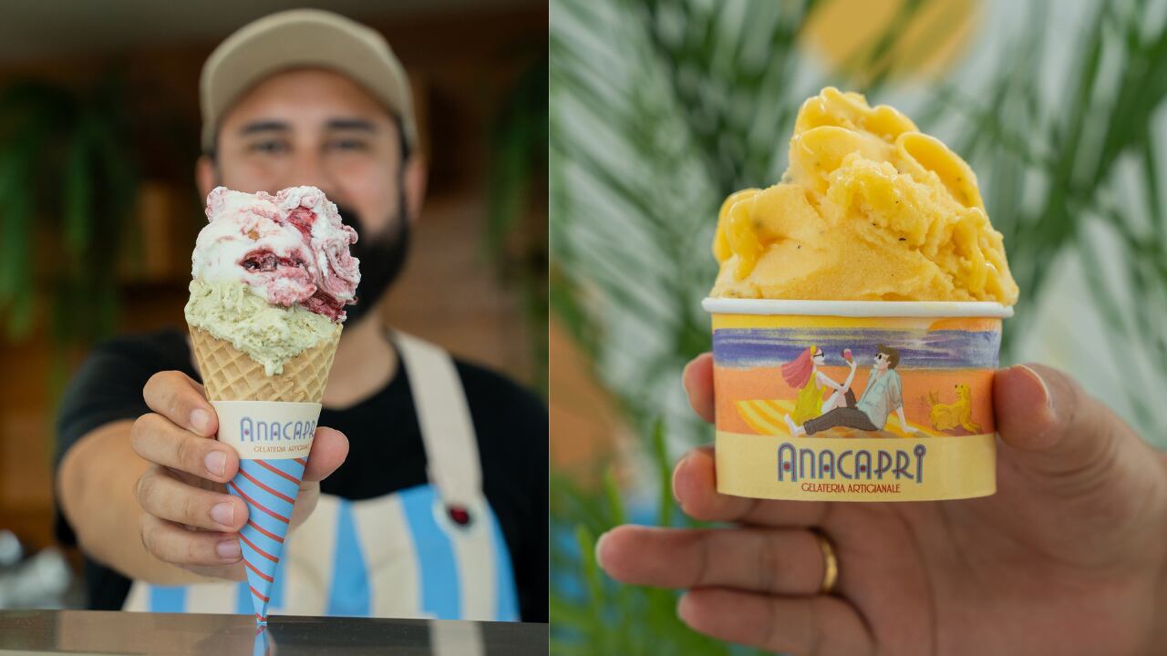 Tiene más de 40 sabores entre los clásicos, sorbettos y hasta con Stevia