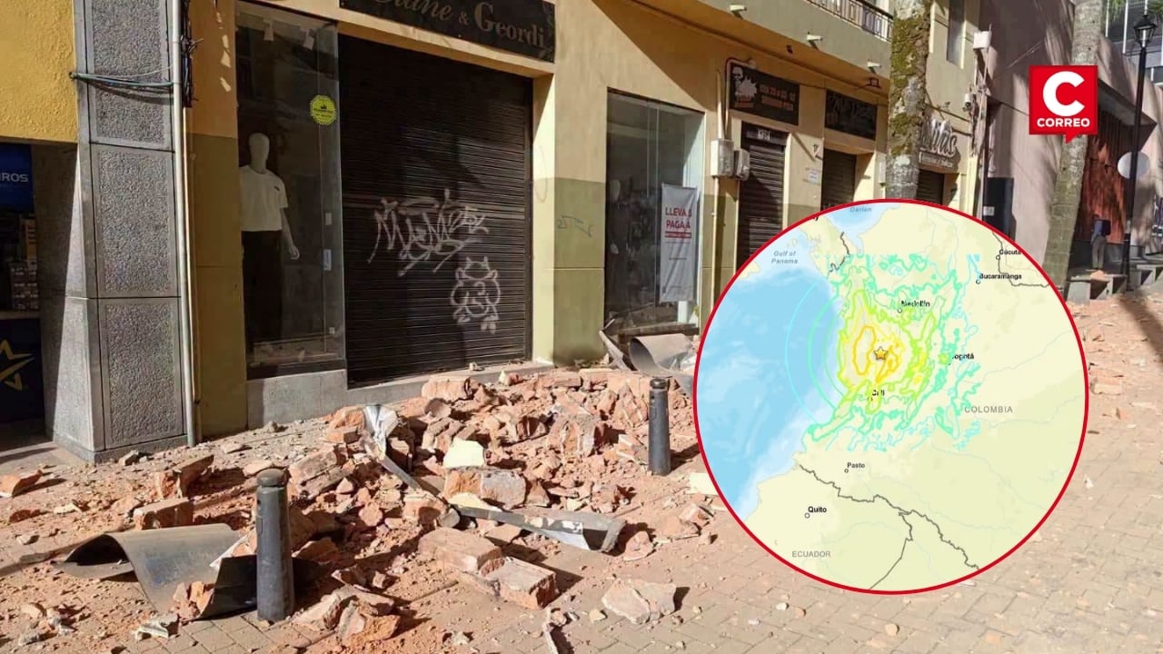 Terremoto en Colombia se sintió en Ecuador: habitantes de varias provincias salieron corriendo de sus casas. Composición: Diario Correo.