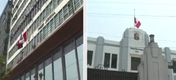 El Gobierno ha decretado duelo nacional los días 12, 13 y 14 de septiembre tras el fallecimiento del expresidente Alberto Fujimori. FOTO: CAPTURA CANAL N