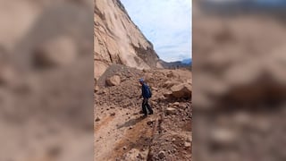 Emergencia en Arequipa: Pampamarca quedó aislada por derrumbe de vía