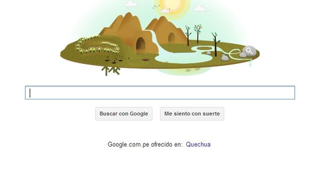 Google rinde homenaje al Día de la Tierra