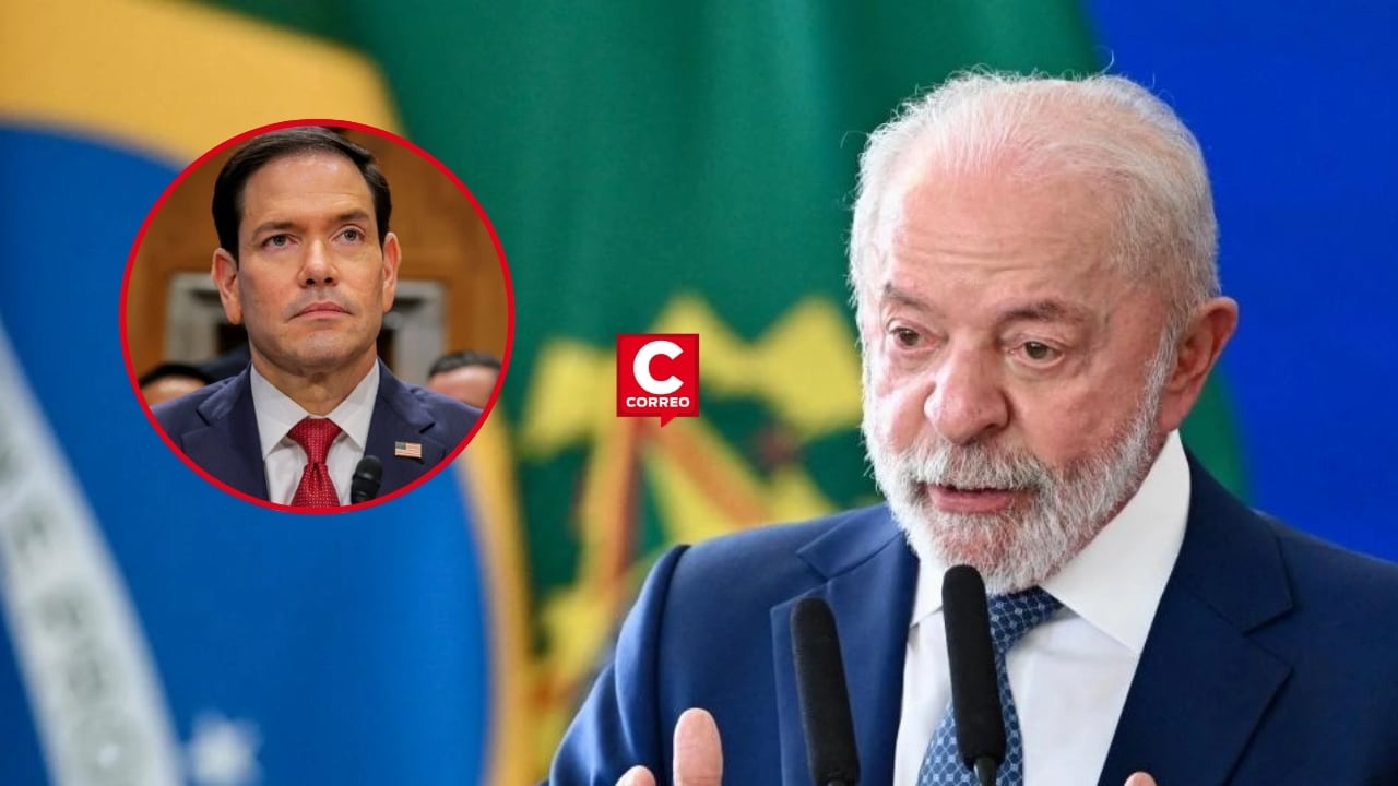 Lula da Silva llama a Marco Rubio “enemigo mortal” de Latinoamérica tras posibles sanciones a Brasil. Composición: Diario Correo.