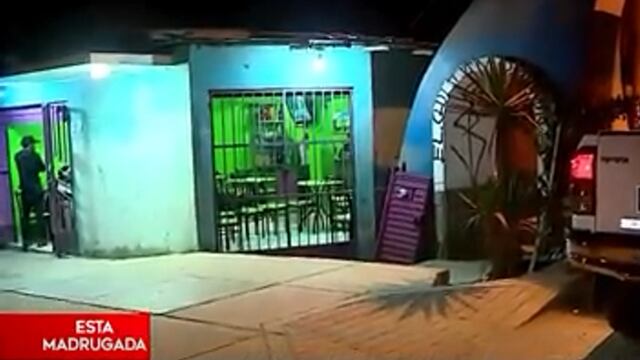 Sicario asesinó a hombre dentro de un restaurante de Manchay (VIDEO)