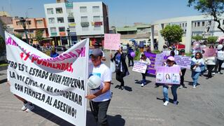 Arequipa: Familiares de víctima de feminicidio piden cadena perpetua