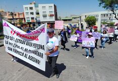 Arequipa: Familiares de víctima de feminicidio piden cadena perpetua