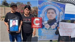 Chincha: padres de estudiante asesinado exigen pena de cárcel para los responsables