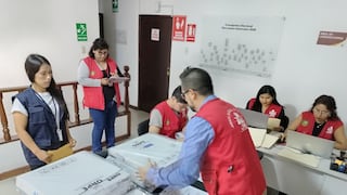 JEE Lima Sur 2 recibe cédulas de 39 mesas para recuento de votos presidenciales