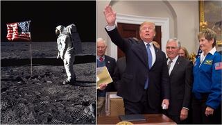 Donald Trump ordena establecer "una base" en la Luna para alcanzar Marte