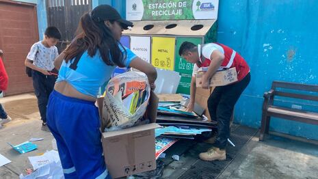 Campaña “Escuela limpia y segura” en Trujillo