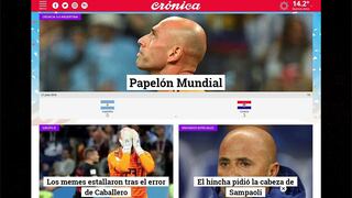 Así informaron los diarios argentinos sobre la goleada de su país ante Croacia
