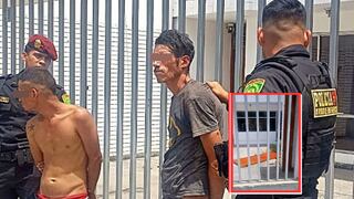 Policía atrapa a dos hombres sindicados de robar en una vivienda de Trujillo
