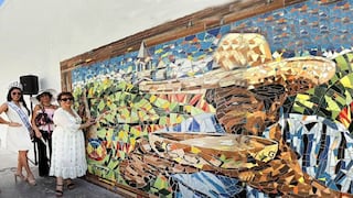 En Piura inauguran mosaico en homenaje al artista Franco Domenack
