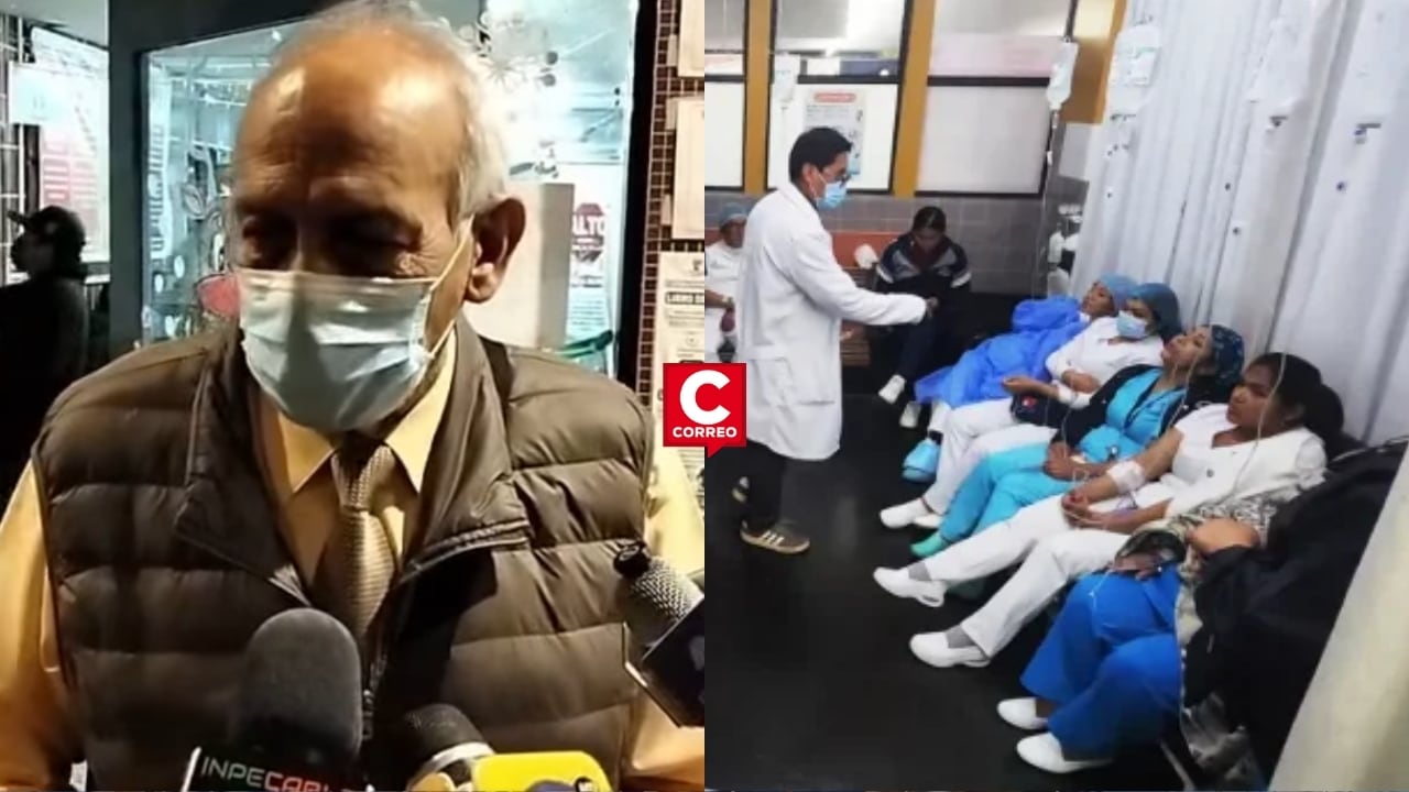 Cusco: Ministerio Público investiga intoxicación masiva de 33 trabajadores del Hospital Regional. Composición: Diario Correo.