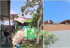 Chincha: fuertes vientos causan destrozos en techo de colegio N° 224 en Alto Larán