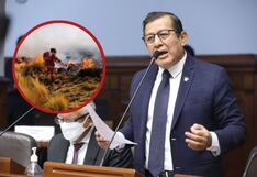 Eduardo Salhuana sobre crédito para Petroperú: “Recursos podrían destinarse para atender incendios forestales”