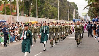 Trujillo: Más de 3 mil escolares rindieron homenaje a la patria