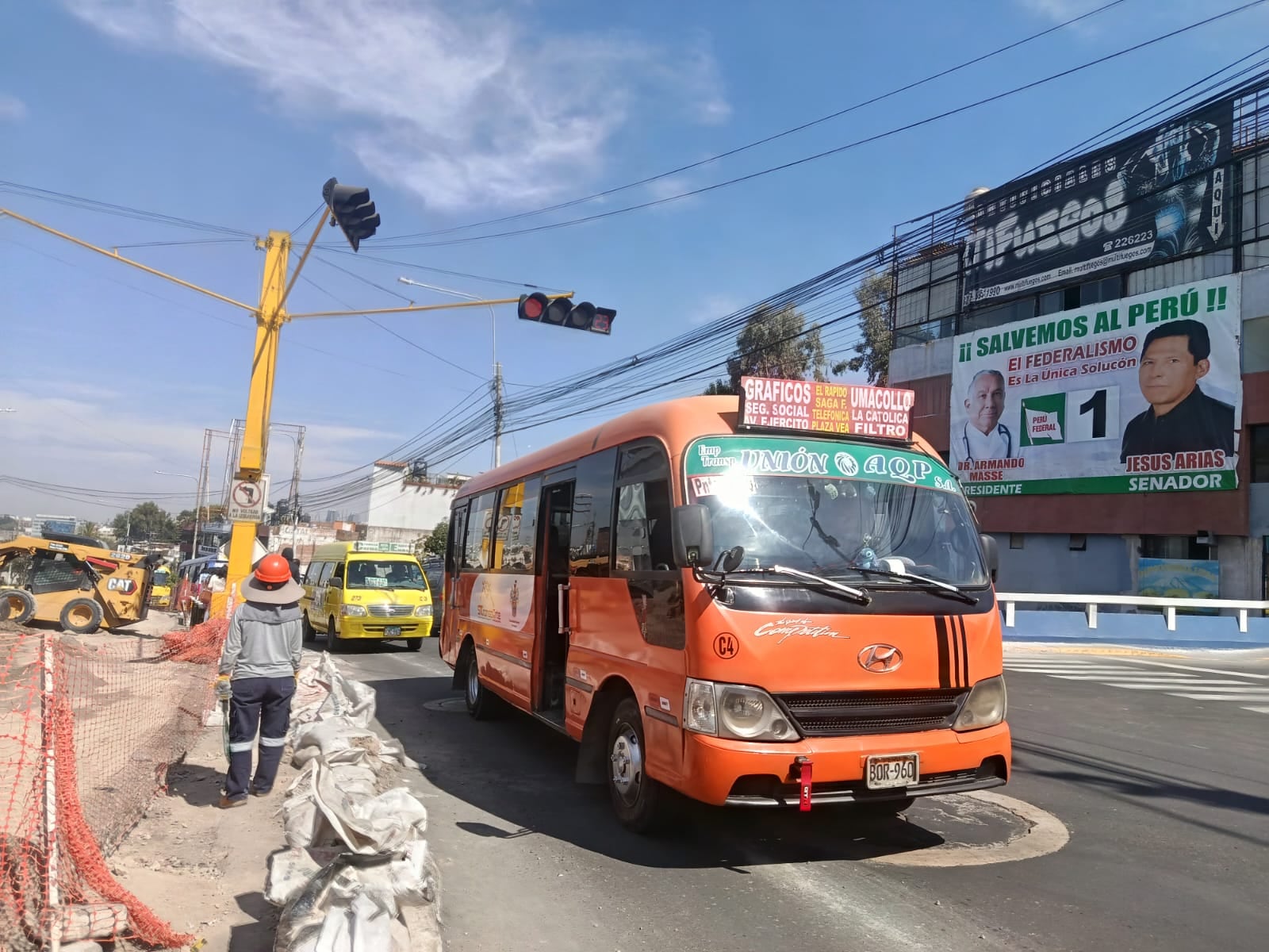 Transportistas del SIT incumplen contrato y cobran pasaje a S/1.50 en Arequipa (Foto: Jeamilett Chirinos)