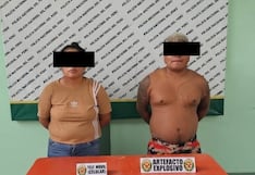 Piura: Detienen a dos personas con explosivos en Sullana