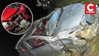 Huancavelica: Auto vuelca tras triple choque en camino hacia Acobamba