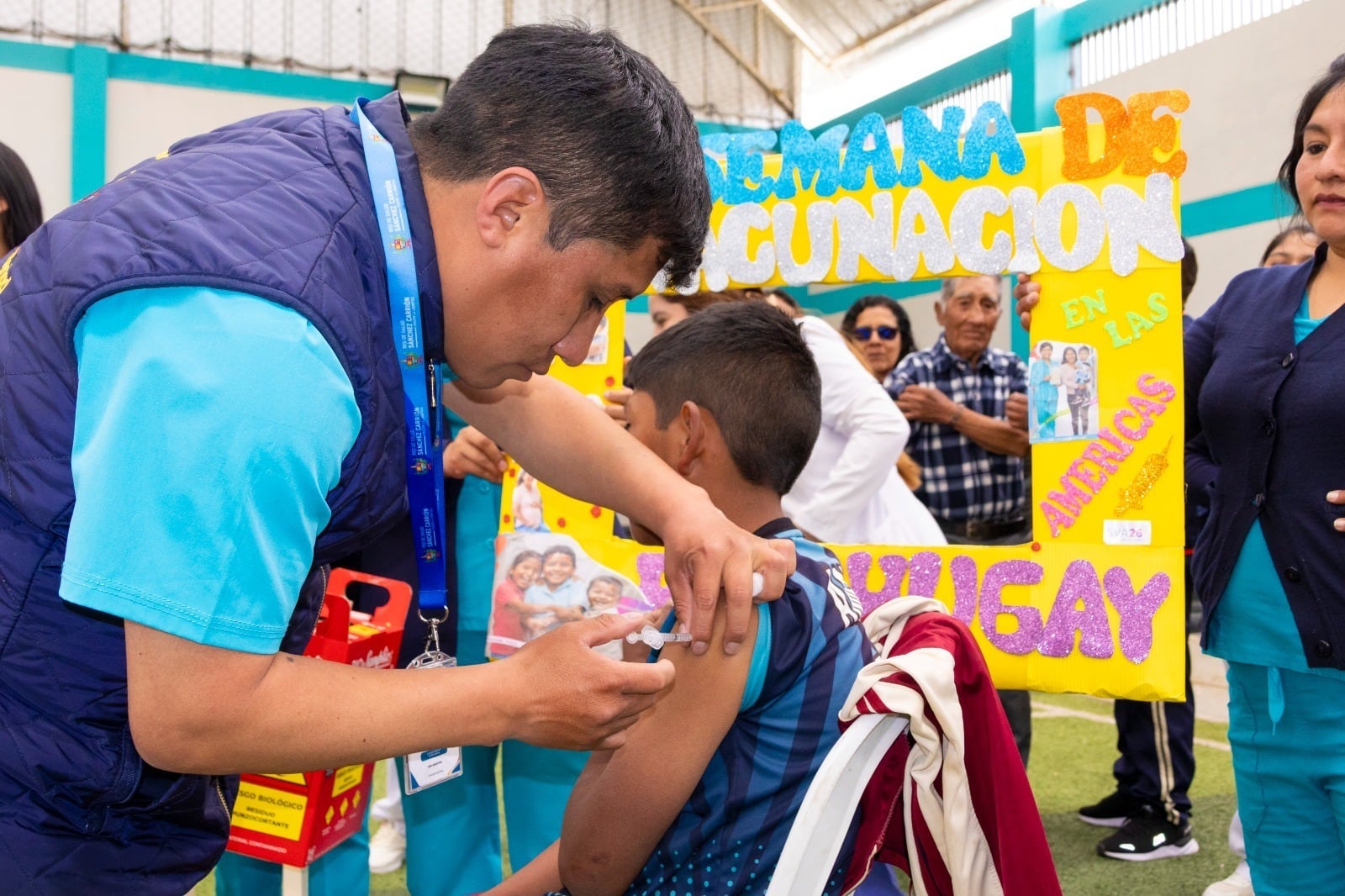 Hasta la fecha, se han aplicado más de 49 mil dosis, protegiendo a 35,541 liberteños contra 28 enfermedades.