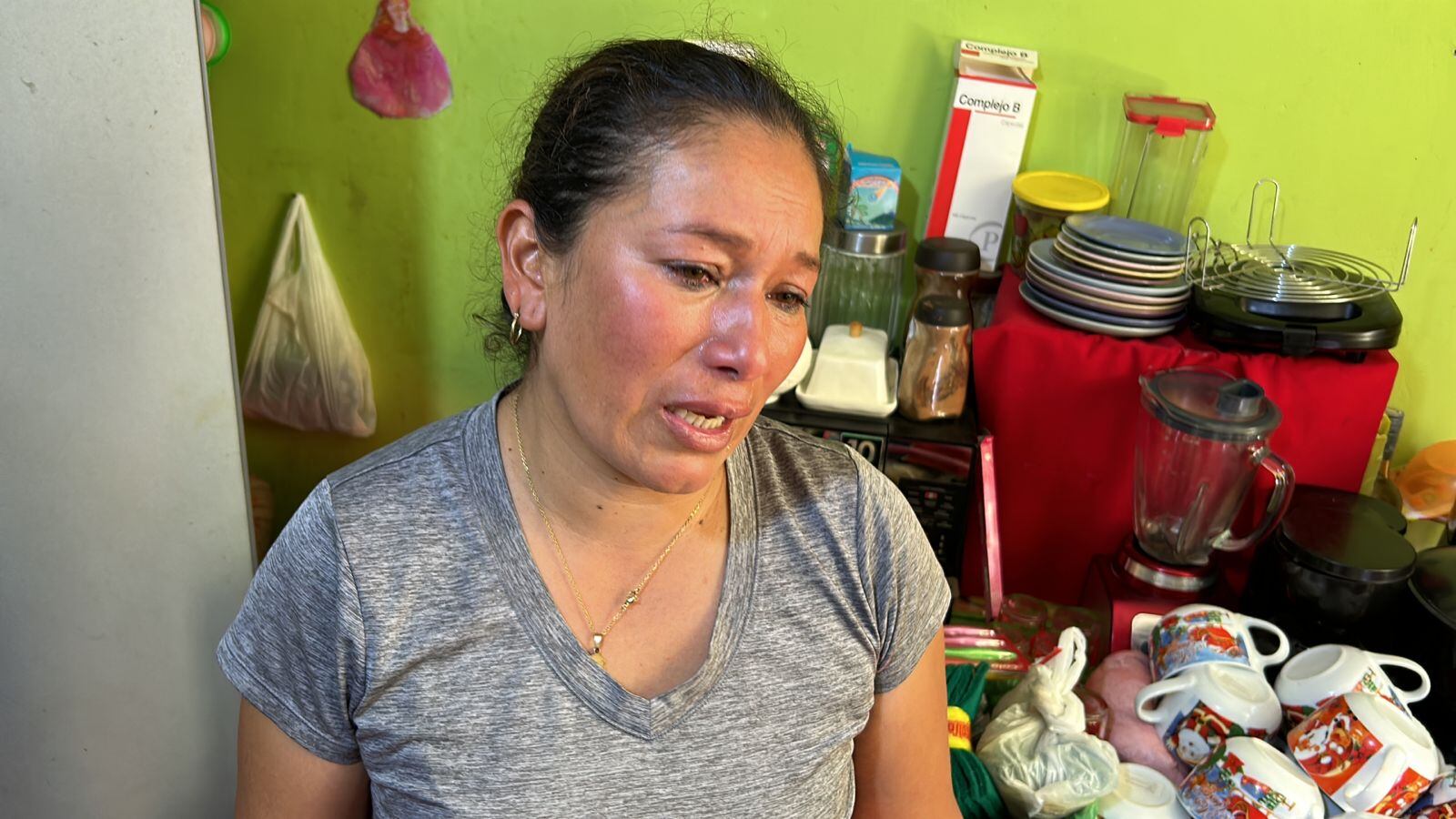 María Farfán fue perjudicada con agua contaminada. Foto: GEC.