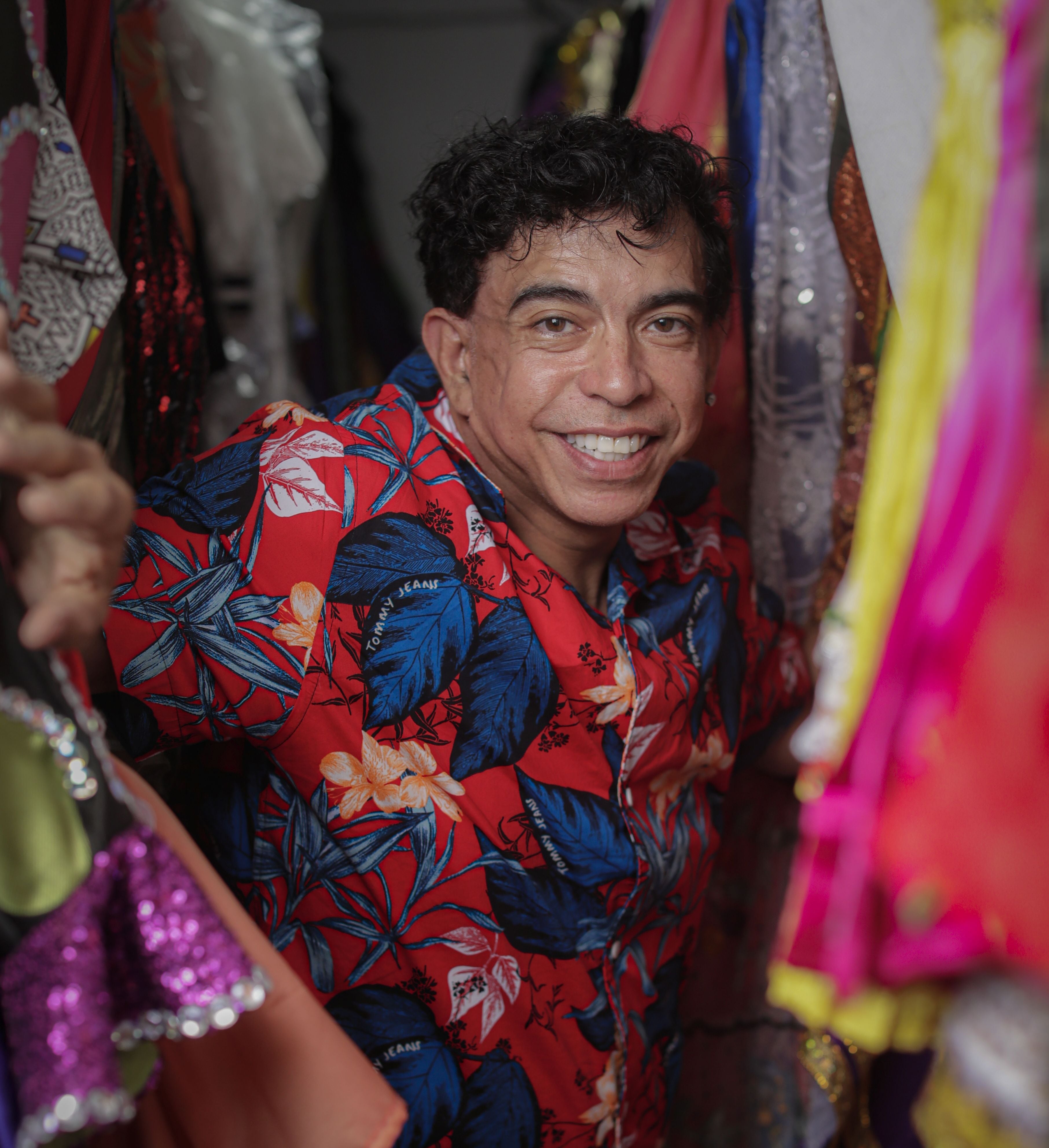 Ernesto Pimentel como la Chola Chabuca, uno de los personajes más exitosos de la televisión nacional. (Foto: Hugo Pérez)