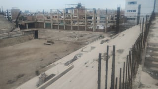 Obra paralizada y convenio pendiente de suscripción mantienen en riesgo complejo deportivo en Trujillo